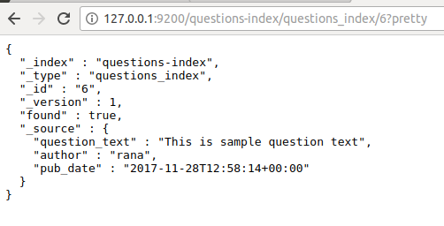elastic search with kibana and django part 2