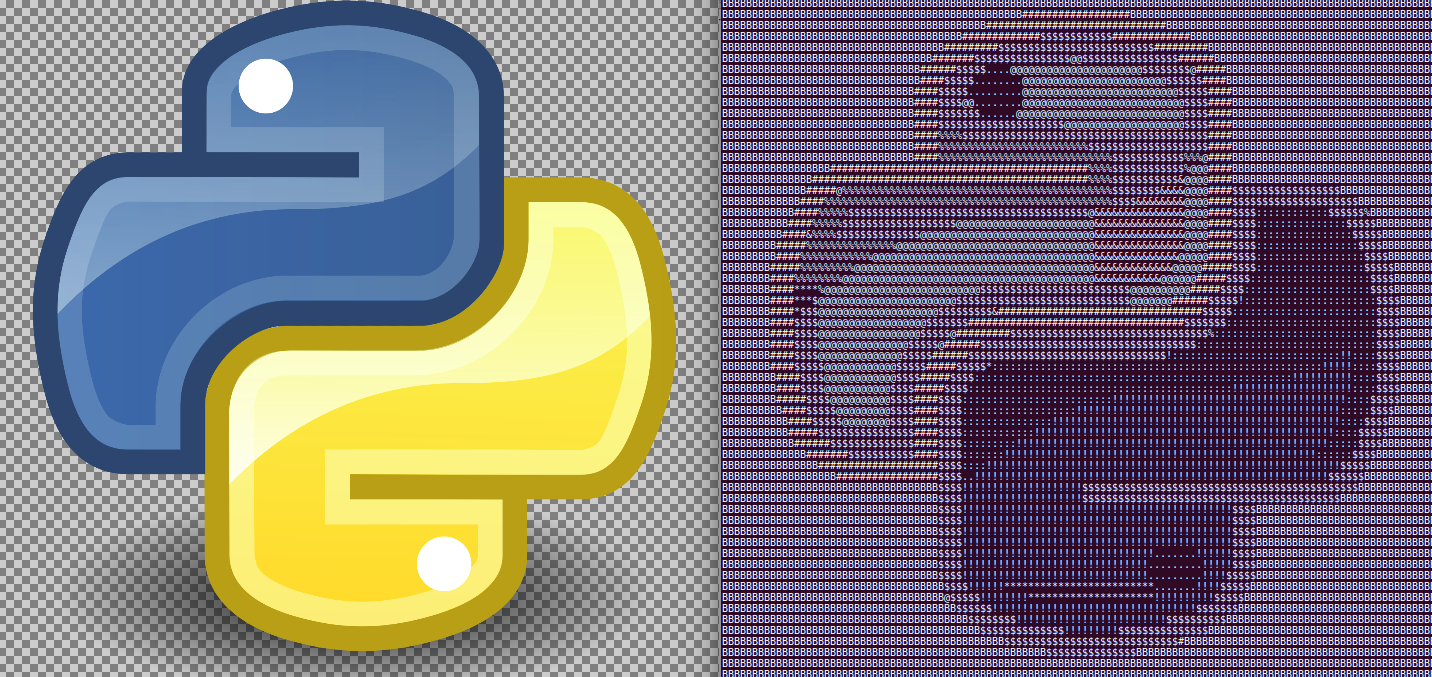 Python Script 13: Generating ascii code from Image
