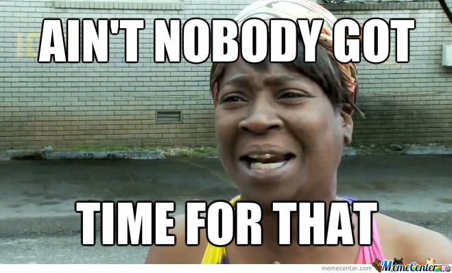 no time