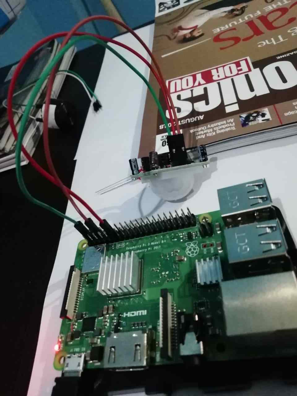 pir motion sensor connections