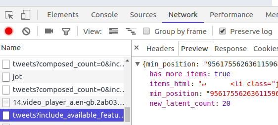 python script 7 scraping tweets using beautifulsoup