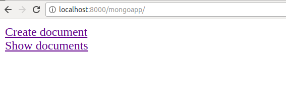 using mongodb in django application